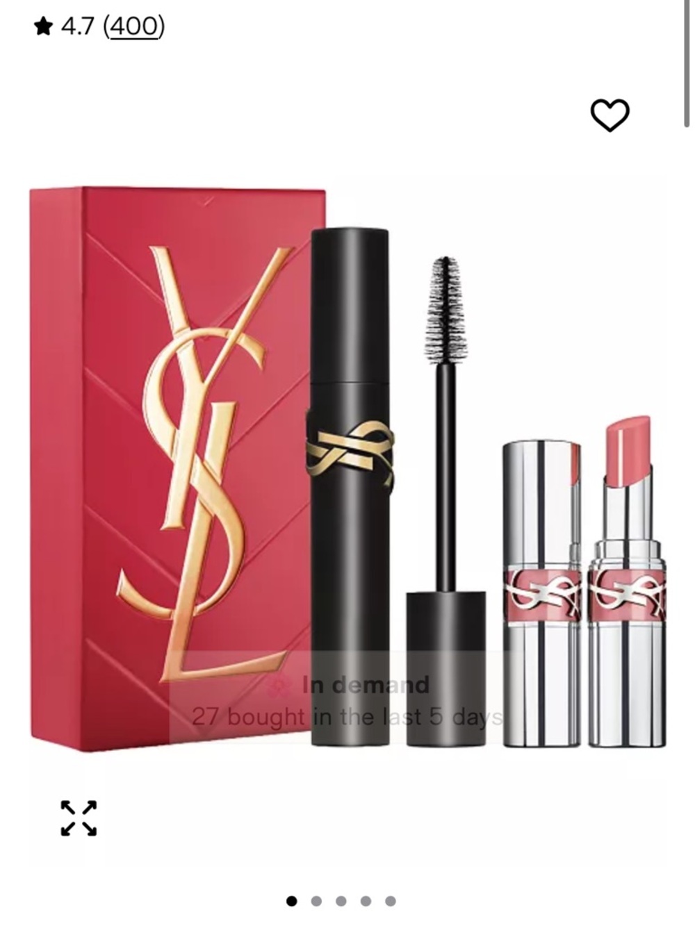 Yves Saint Laurent Mascara and Lipstick Set